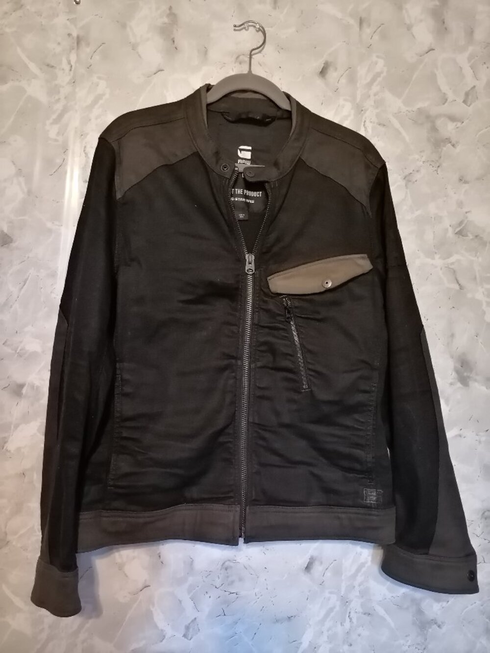 G-STAR RAW jacket Size: L Black Brown Men D03104 6009 89